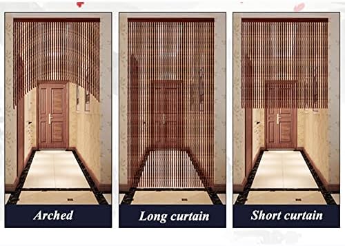 Etlegor Bamboo Beaded Curtains for Doorway and Room Divider