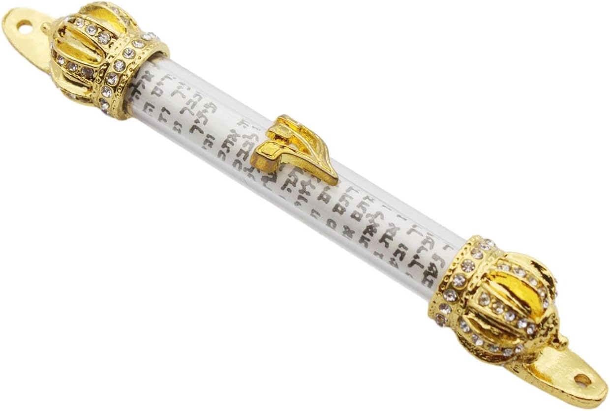 Yajuyi Mezuzah Scroll Case Decorative Door Ornament