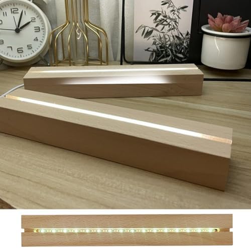 2PCS 1181 Inch Wooden LED Display Pedestal