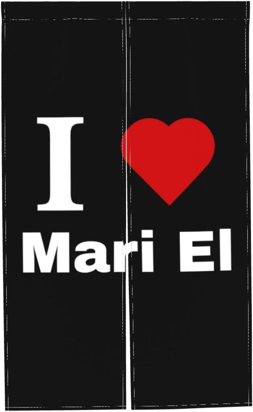 I Love Mari El Blackout Curtains 34x56in Door Panel Shading