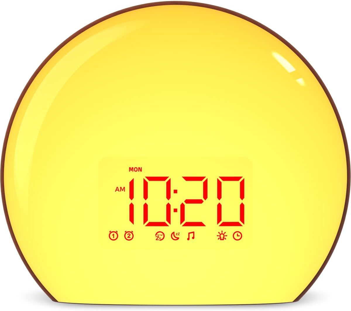 Magicteam Sunrise Alarm Clock with Night Light and Soothing Sounds
