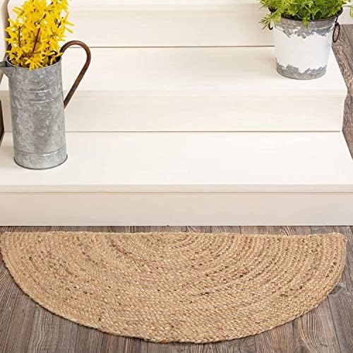 Agro Richer Jute Doormat 1x2 ft Semicircular Runner