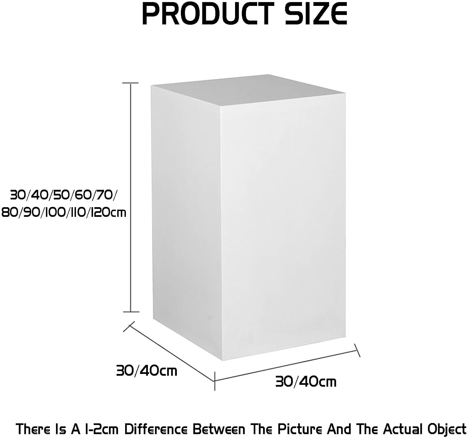 Round Risers Display Pedestal Stand for Retail