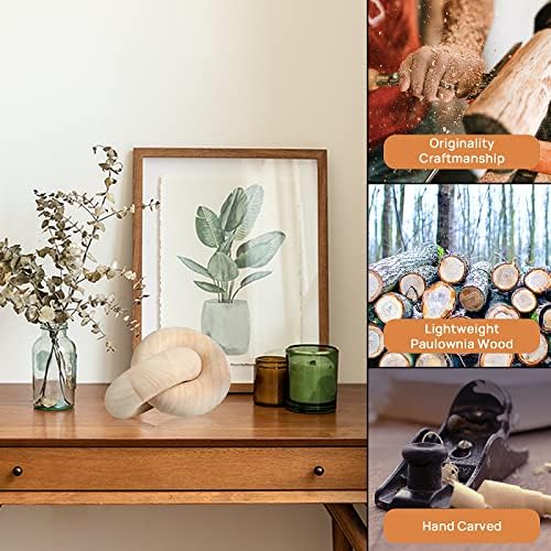 Handcrafted Wood Chain Decor for Home Decor