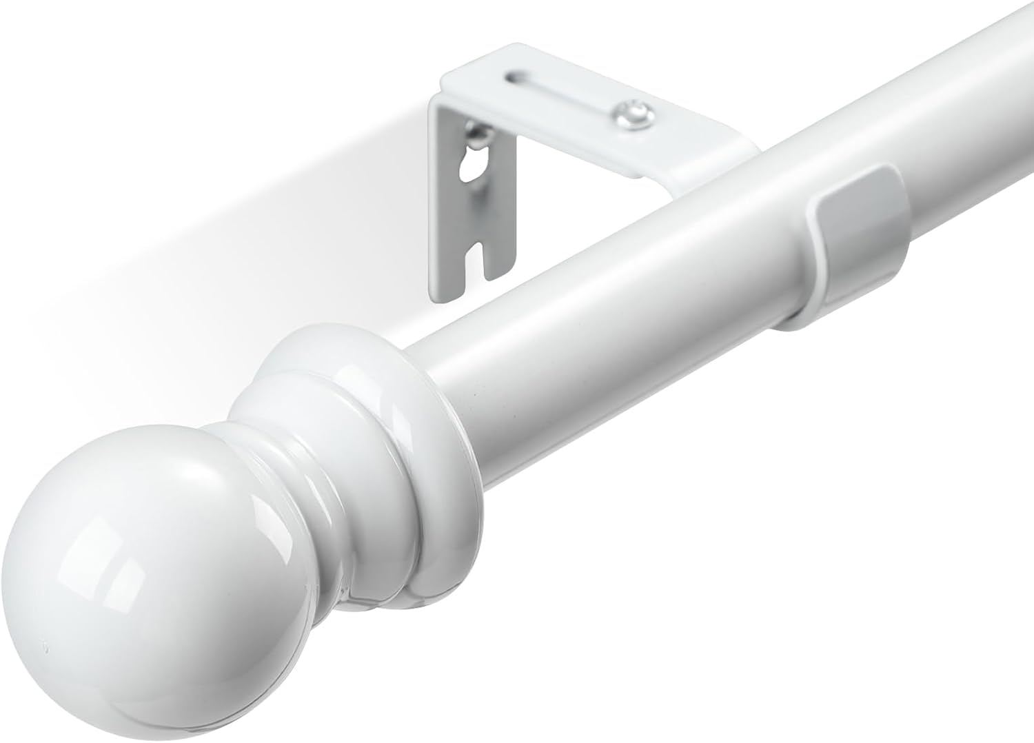 HOSKO Curtain Rod Kit 1 Inch 30-44 Inches Window