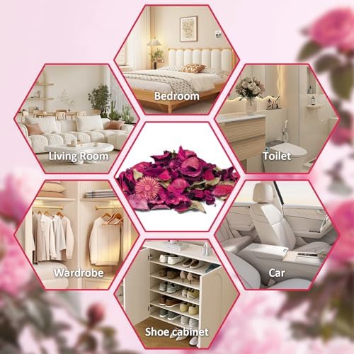 SCENTORINI Rose Scented Potpourri Bags for Home Decor