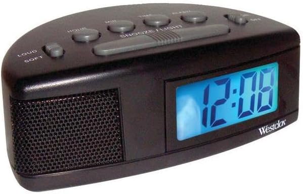 Westclox Extra Loud Alarm Clock with LCD Display