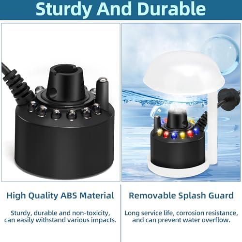 DaToo Mini Mist Maker Fog Machine with 12 LED Lights