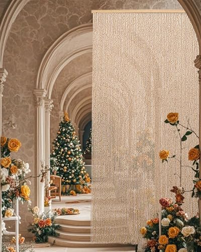 Erfolkerz Bamboo Beaded Curtain 355 x 79 Insect Screen