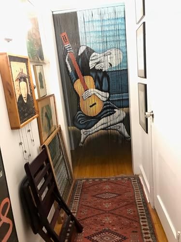ABeadedCurtain 125 String Old Guitarist Beaded Curtain