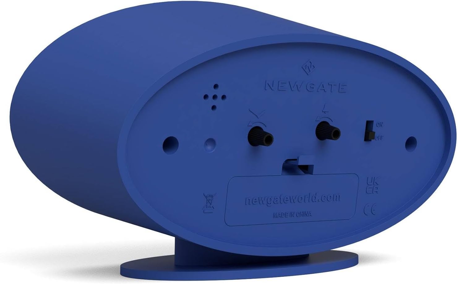 NEWGATE Ronnie Alarm Clock Oval Retro Design