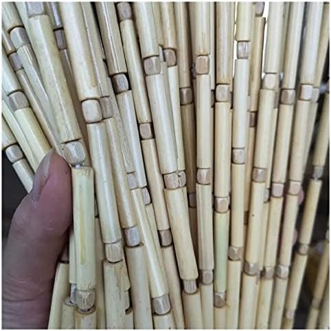 STRMAX Natural Bamboo Beaded Curtain Panel
