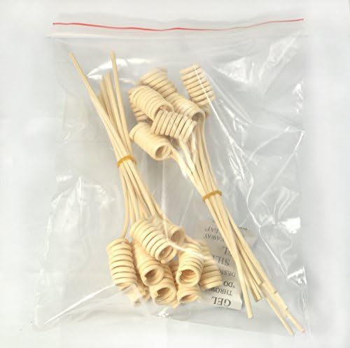 Ougual Wavy Spiry Reed Diffuser Sticks 20 Pack 7 Inch