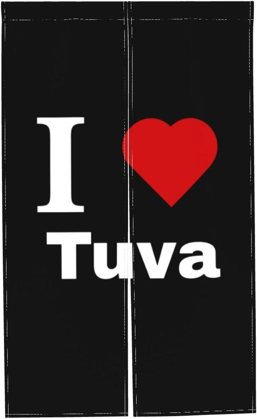 I Love Tuva Blackout Curtains for Doorways and Windows