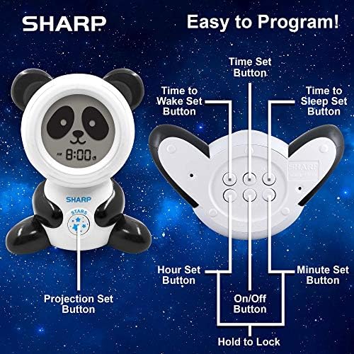 Sharp Ready to Wake Bear Sleep Trainer Alarm Clock