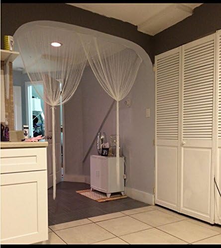 Zebery Decorative Curtain Beads Panel Fringe Window Door Divider