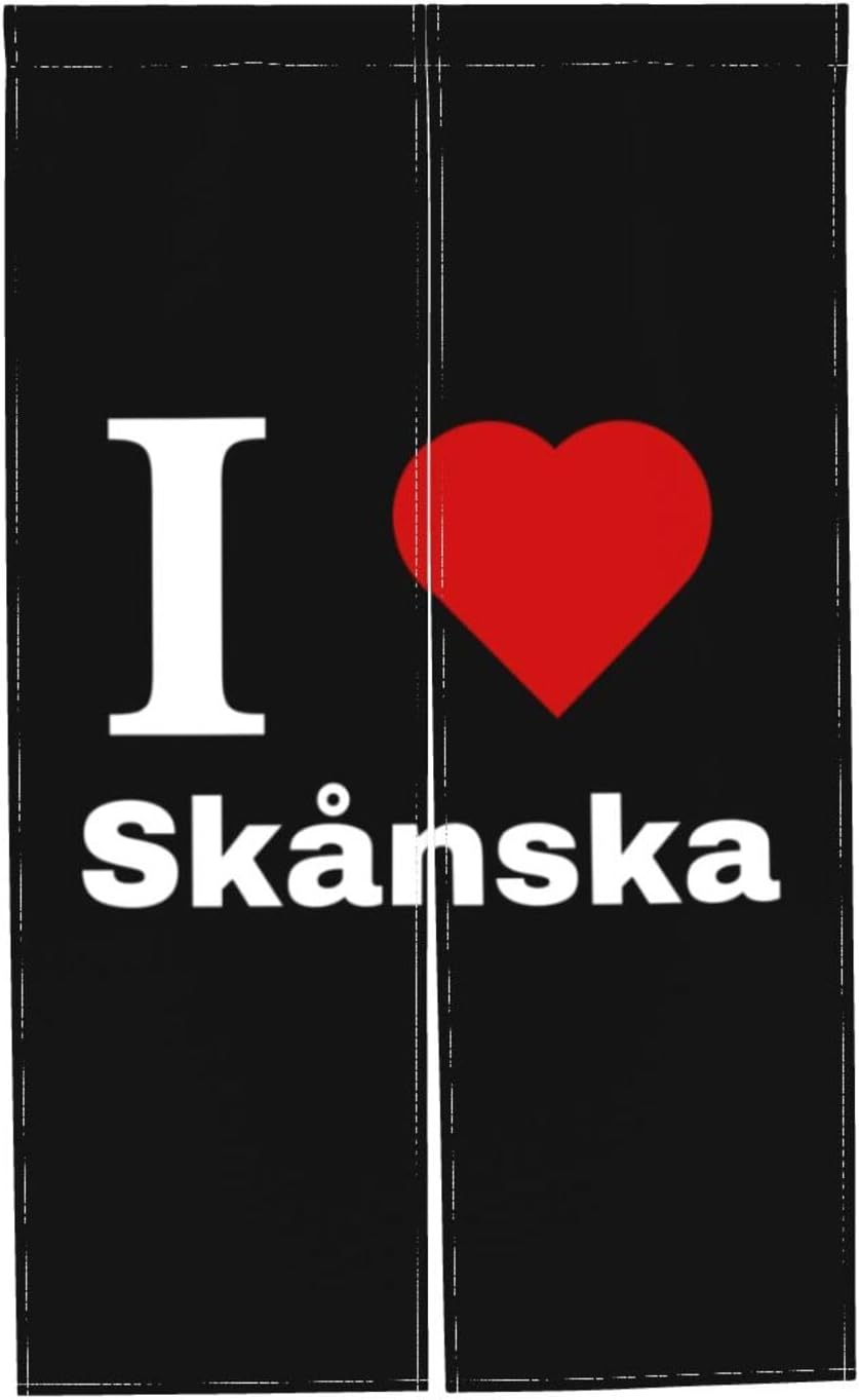 I Love Sknska Blackout Curtains for Doorways and Windows 34x56in