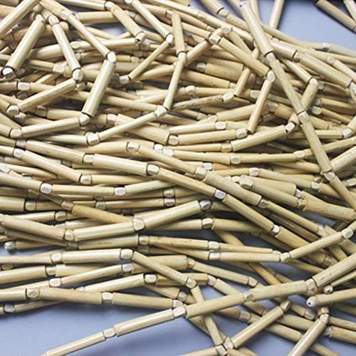 OKUOKA Bamboo Beaded Door Curtain with 31 Strands