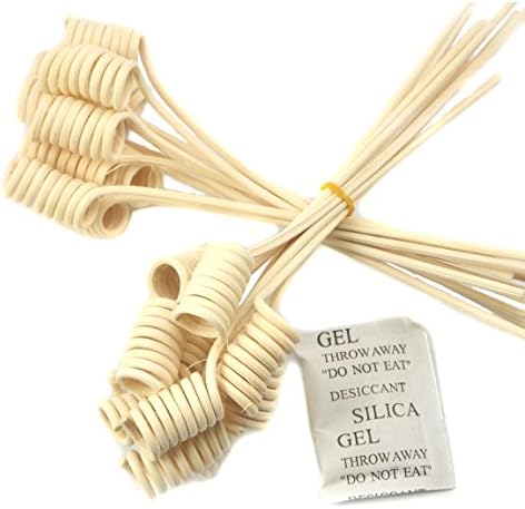 Ougual Wavy Spiry Reed Diffuser Sticks 20 Pack 7 Inch