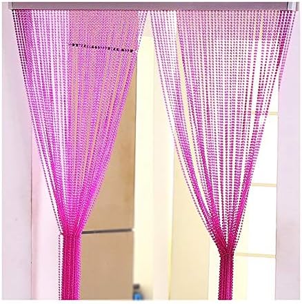 OKUOKA Decorative Bead Curtain with Crystal Imitation Bubbles
