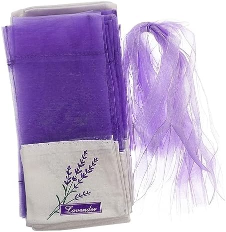 Sosoport 50pcs Lavender Sachet Bags for Home and Car Storage