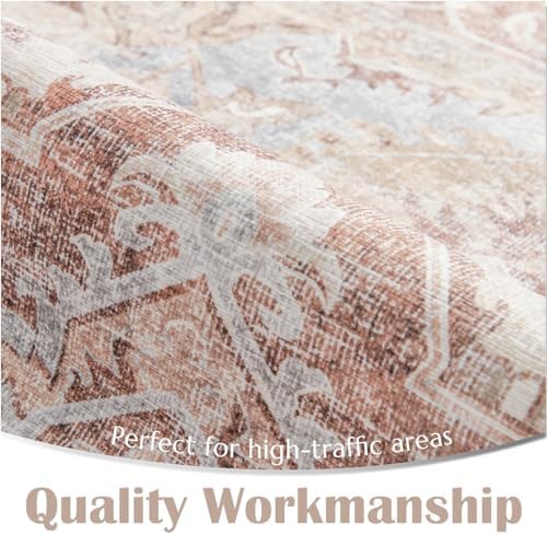 Jinchan Runner Rug 2x6 Washable Indoor Non-Slip Accent Carpet