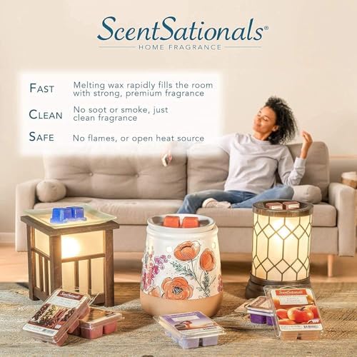 Scentsationals Wax Melts - Molten Orange 24 Cubes