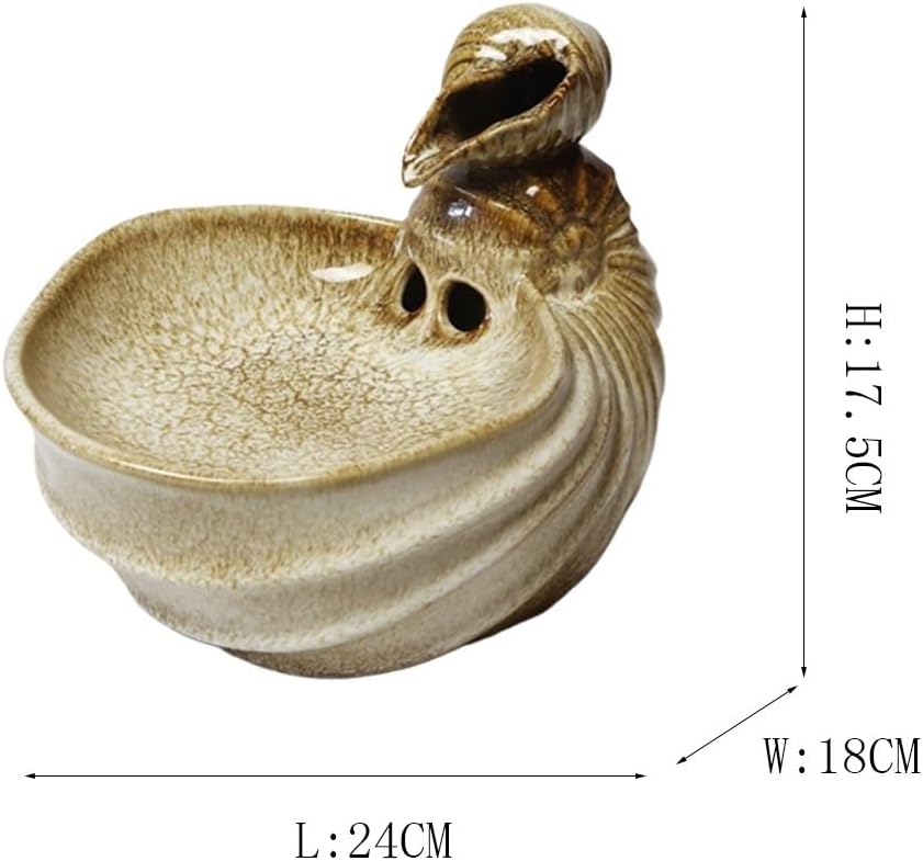 Tabletop Fountain Conch Decor for Relaxation and Meditation