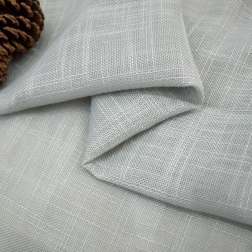 UPOPO Grey Sheer Curtains 2 Panels 52x80 Inch Rod Pocket
