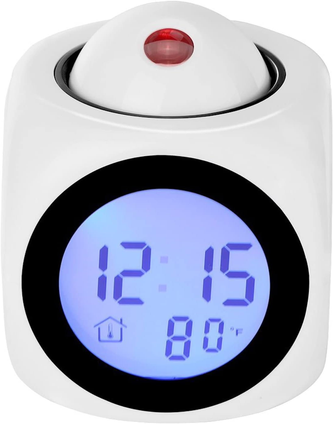 YHan Projection Alarm Clock with Voice and LED Display