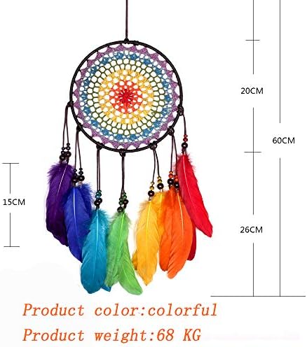 Tellpet Rainbow Dreamcatcher Home Decor
