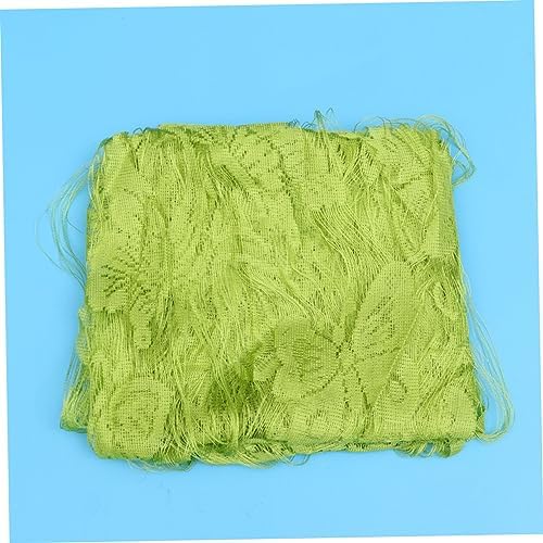 PRETYZOOM Green Strip Tassel Curtain Room Divider for Privacy and Natural Light