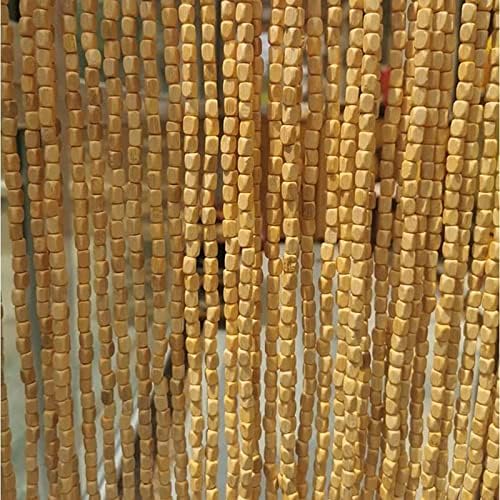 Natural Bamboo Beaded Curtain for Doorway and Living Room