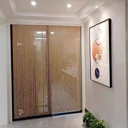 Bamboo Beaded Curtain for Doorway with Accessories