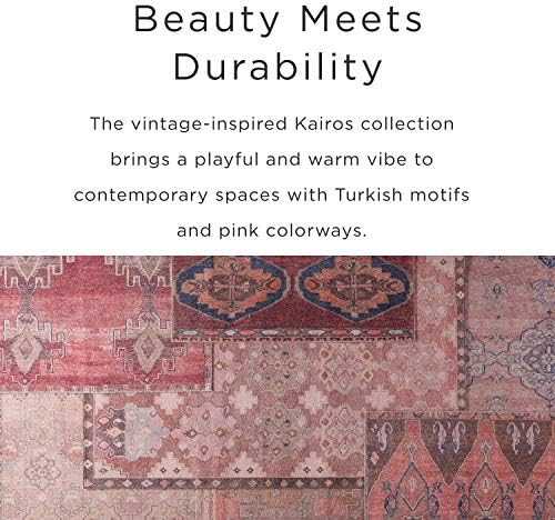 Jaipur Living 2x8 Runner Rug Dark Pink Blue
