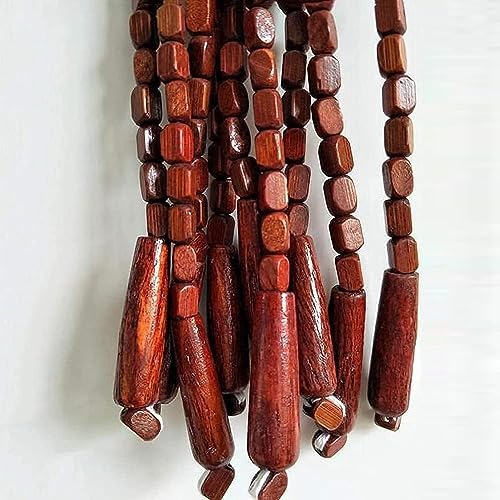 Wcxixo Natural Wooden Beaded Curtain Decorative Panel