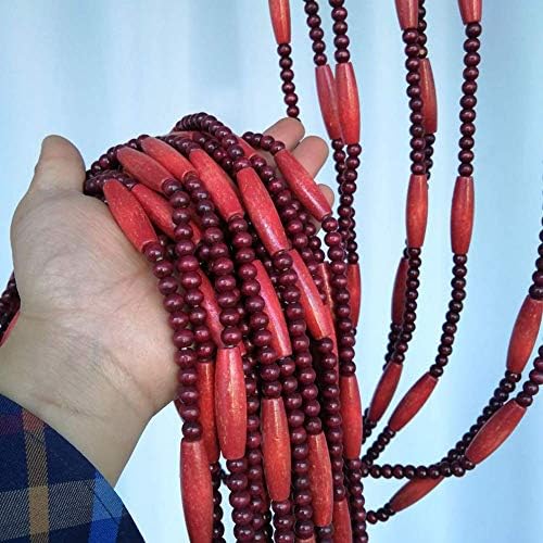 Beaded Curtains Solid Wood Panel Divider