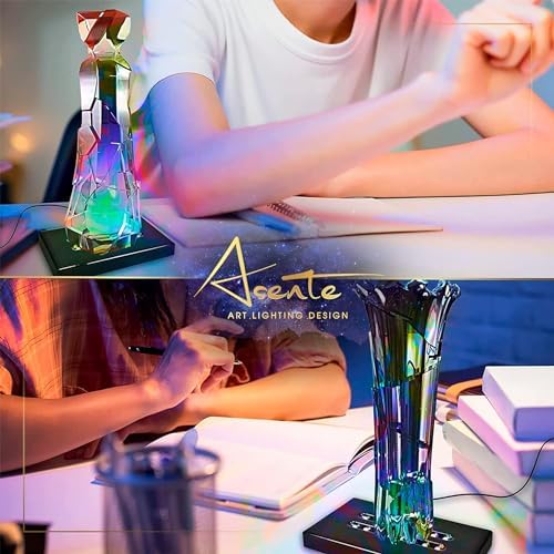 16 LED Lighted Display Stand for Crystal and Glass Art