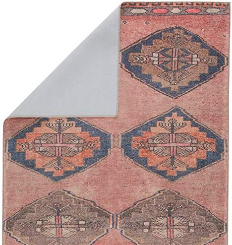 Jaipur Living 2x8 Runner Rug Dark Pink Blue