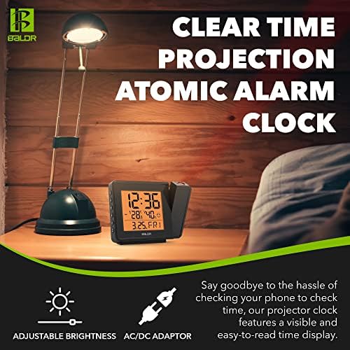 BALDR Projection Alarm Clock with Temperature