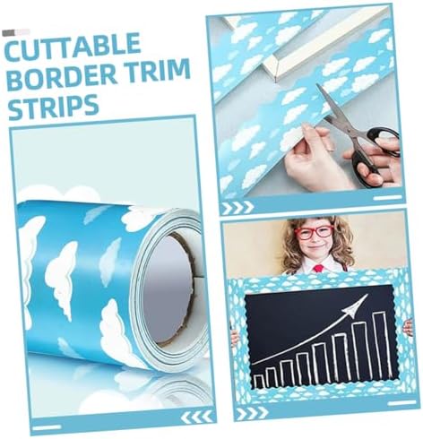 Adorable Cloud Bulletin Board Stickers for Classroom and Home