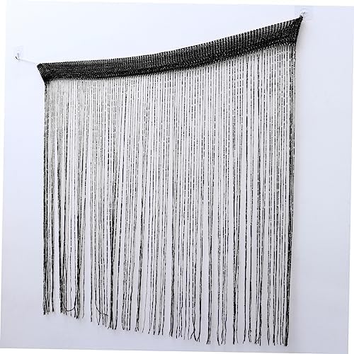 Glitter Tassel Window Curtain for Home Office Hotel