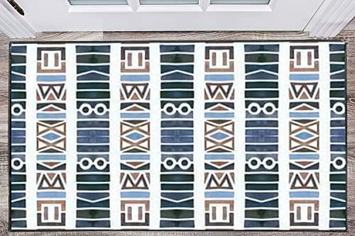 Modern Home Kids Playroom Area Rug Geometric Design