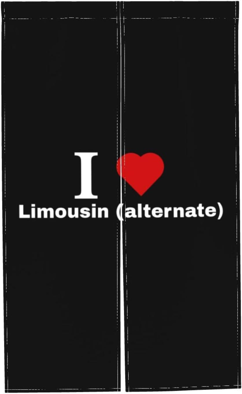 I Love Limousin Blackout Curtains for Doorways