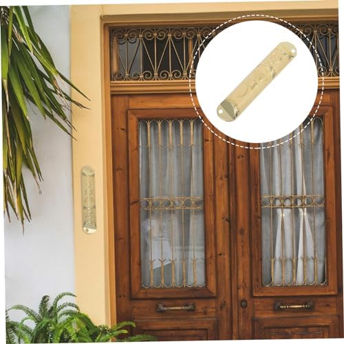 Cabilock Metal Mezuzah Plaque Scroll Door Decoration