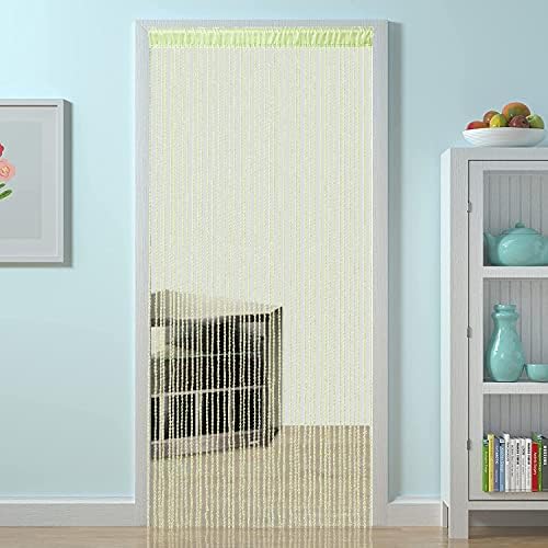 Boho Fringe Curtain for Doorway Privacy 1 Panel 100x220cm