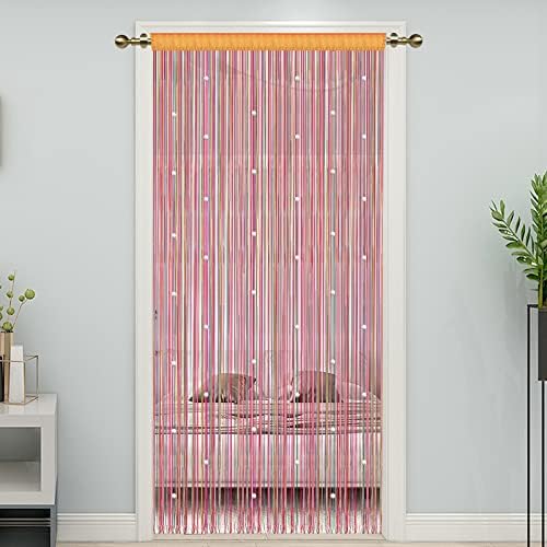LaSyL Beaded String Curtains for Doorway 39x79 Inches