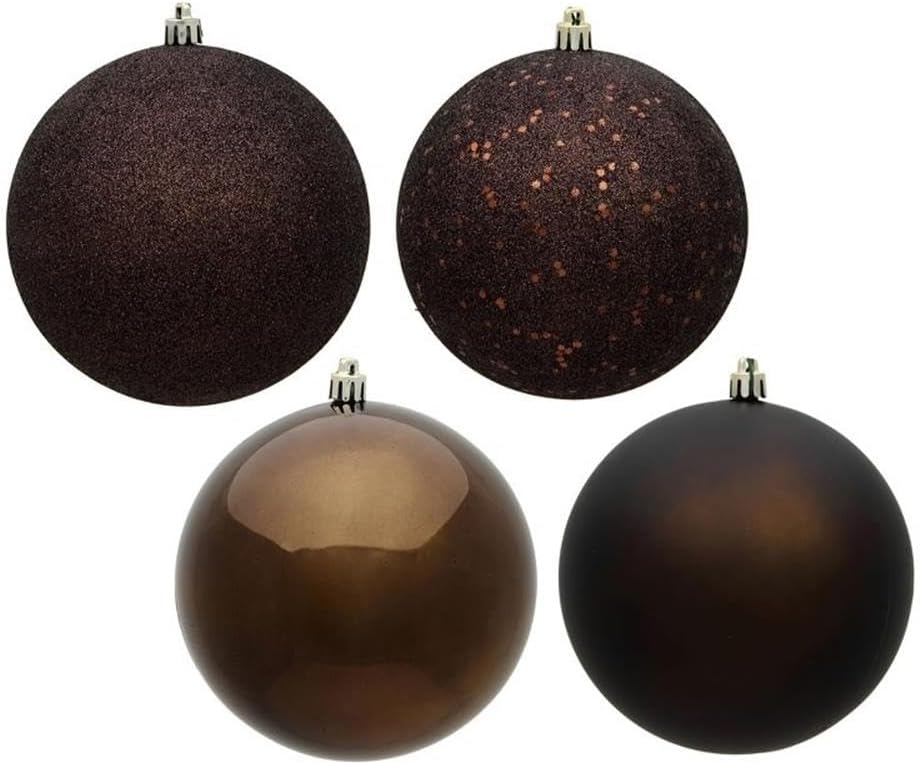 Vickerman Chocolate Ball Hanging Ornaments 96Bx