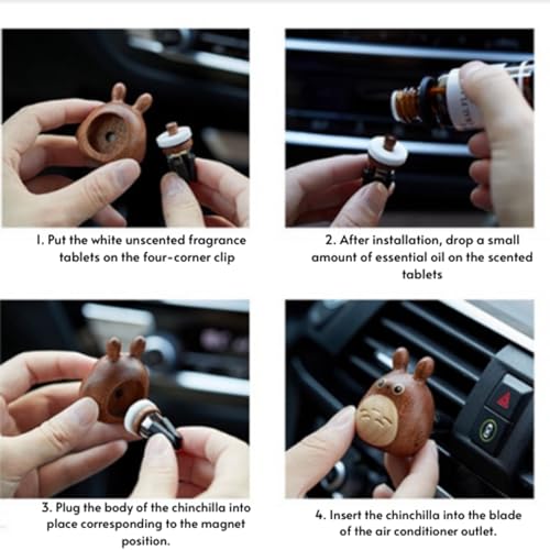 Wood Car Aromatherapy Diffuser - Totoro Design