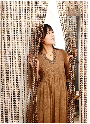 ZHANGQINGXIU Beaded Curtain for Doorways and Room Dividers
